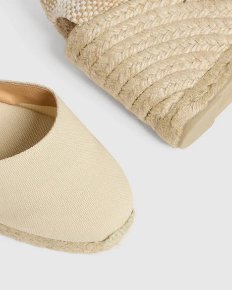 Carina 8 Ivory Wedge Espadrille
