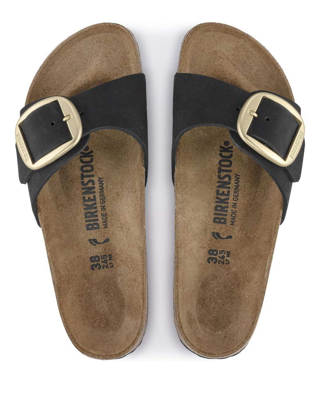 W Madrid Big Buckle Black Nubuck 1023342