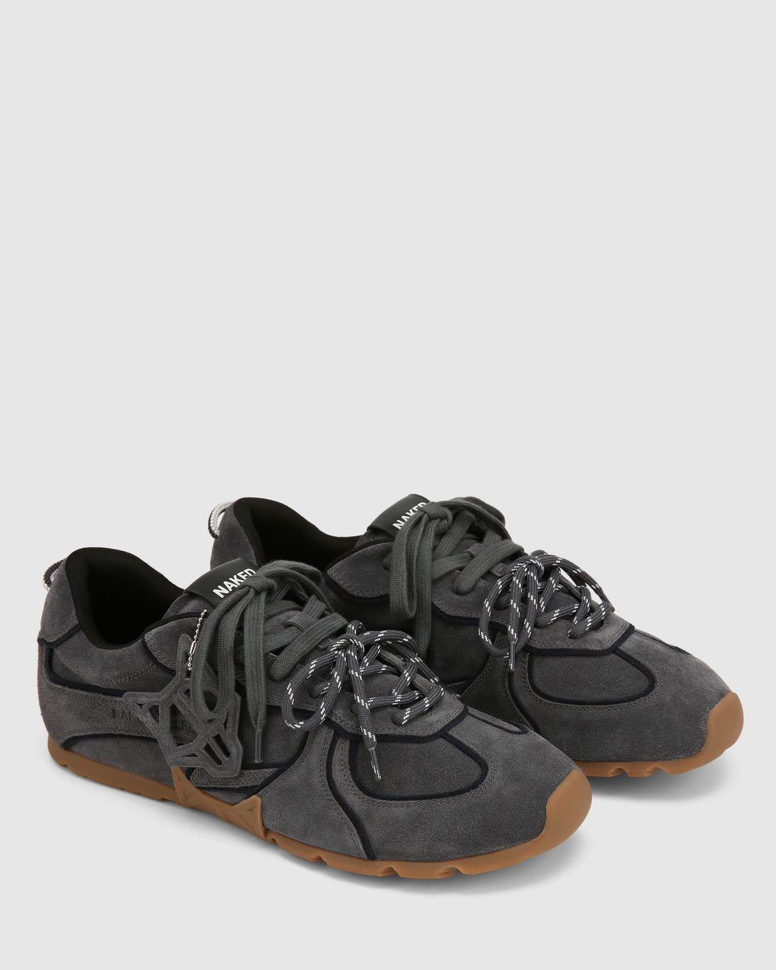 Ace M Dark Gray Suede