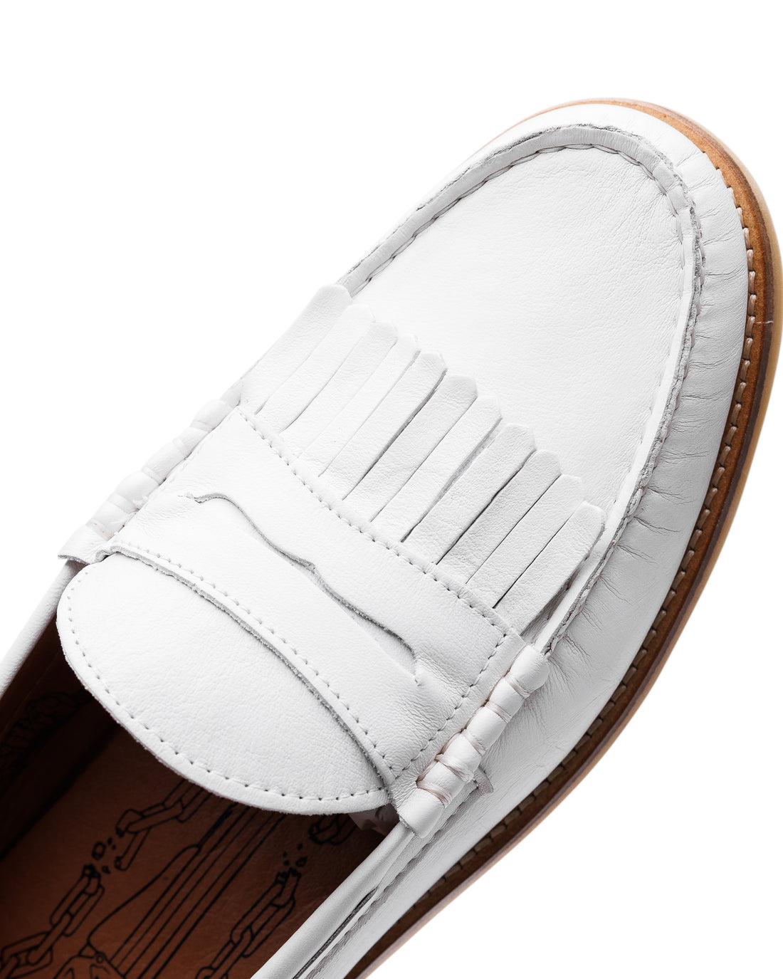 Ravello White Leather