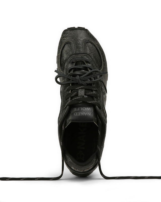 Lightning Grey Distress Leather