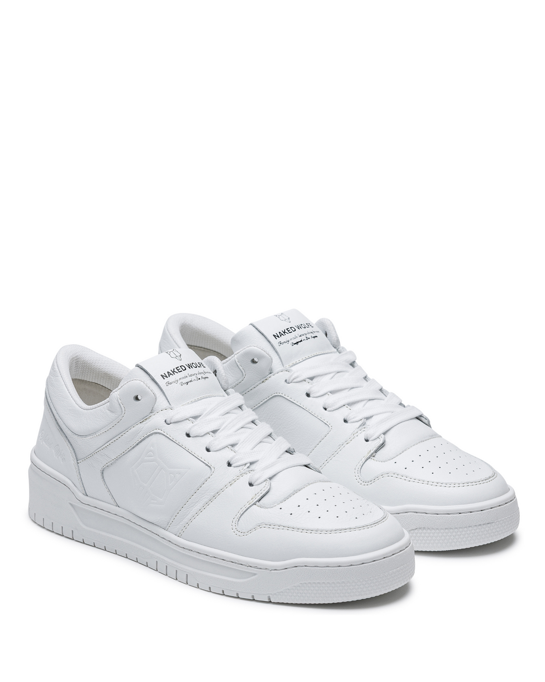 CM-01 White Suede/White Leather