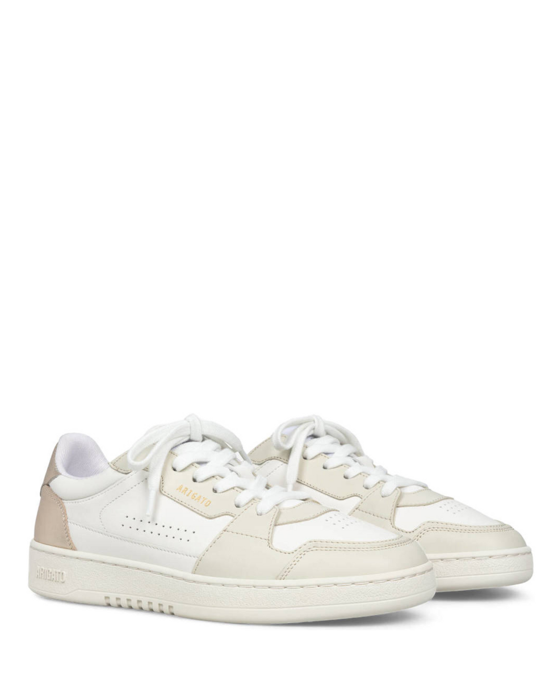 W Dice Lo Sneaker White/Gold Leather/Suede