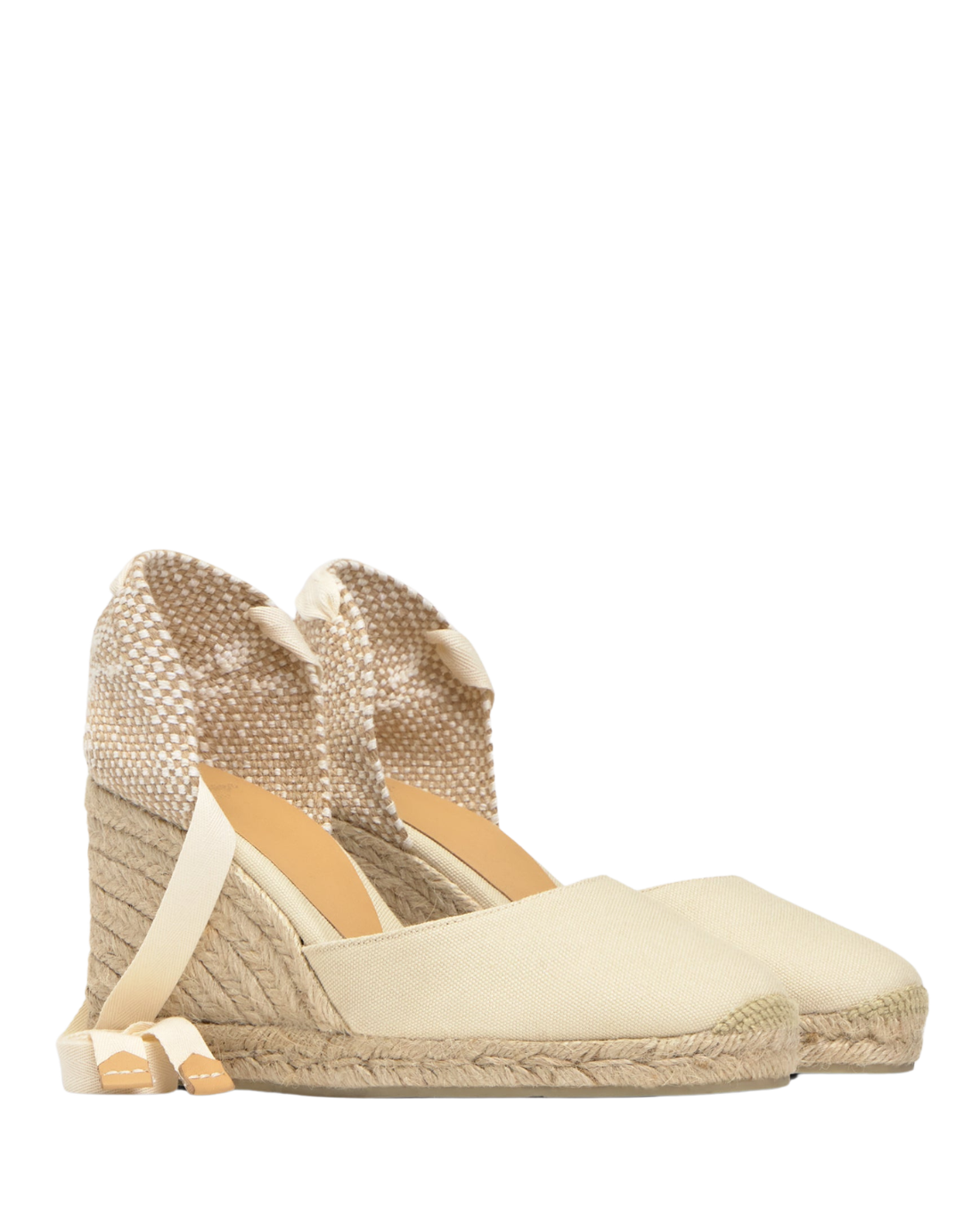 Carina 8 Ivory Wedge Espadrille
