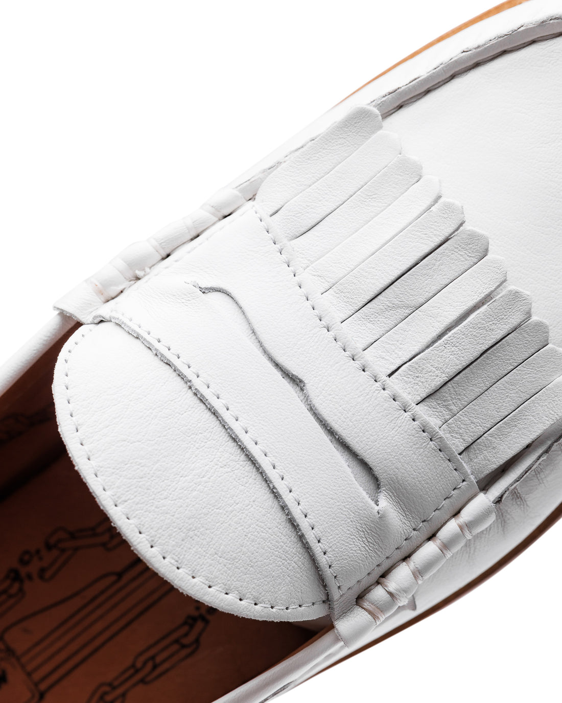 Ravello White Leather