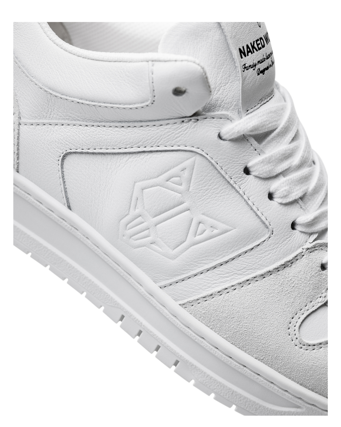 CM-01 White Suede/White Leather