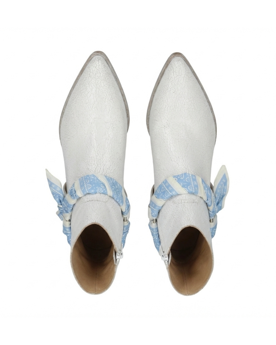 E4920 Boots Crack White