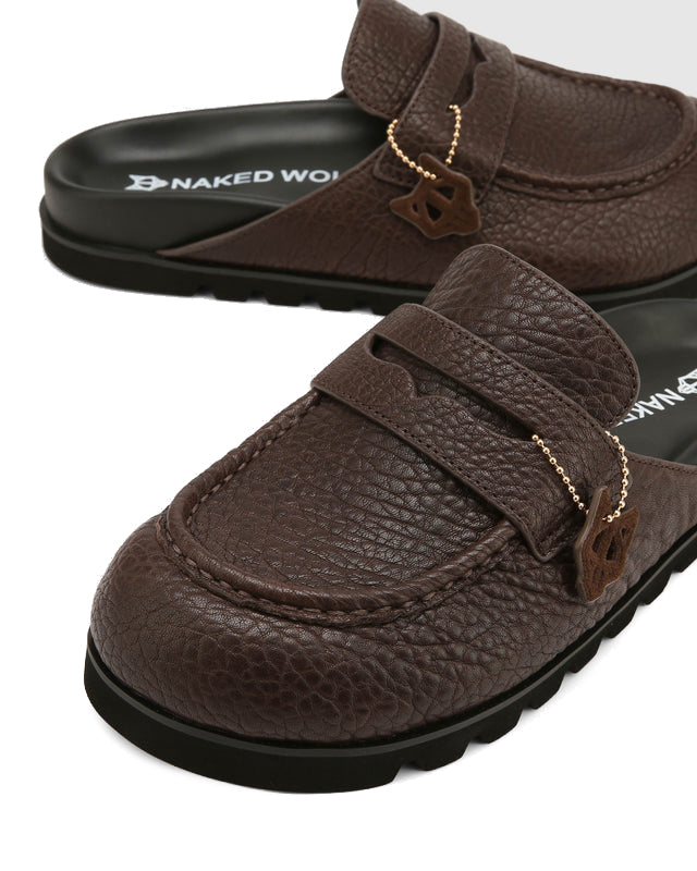 Cord Brown Tumble Leather