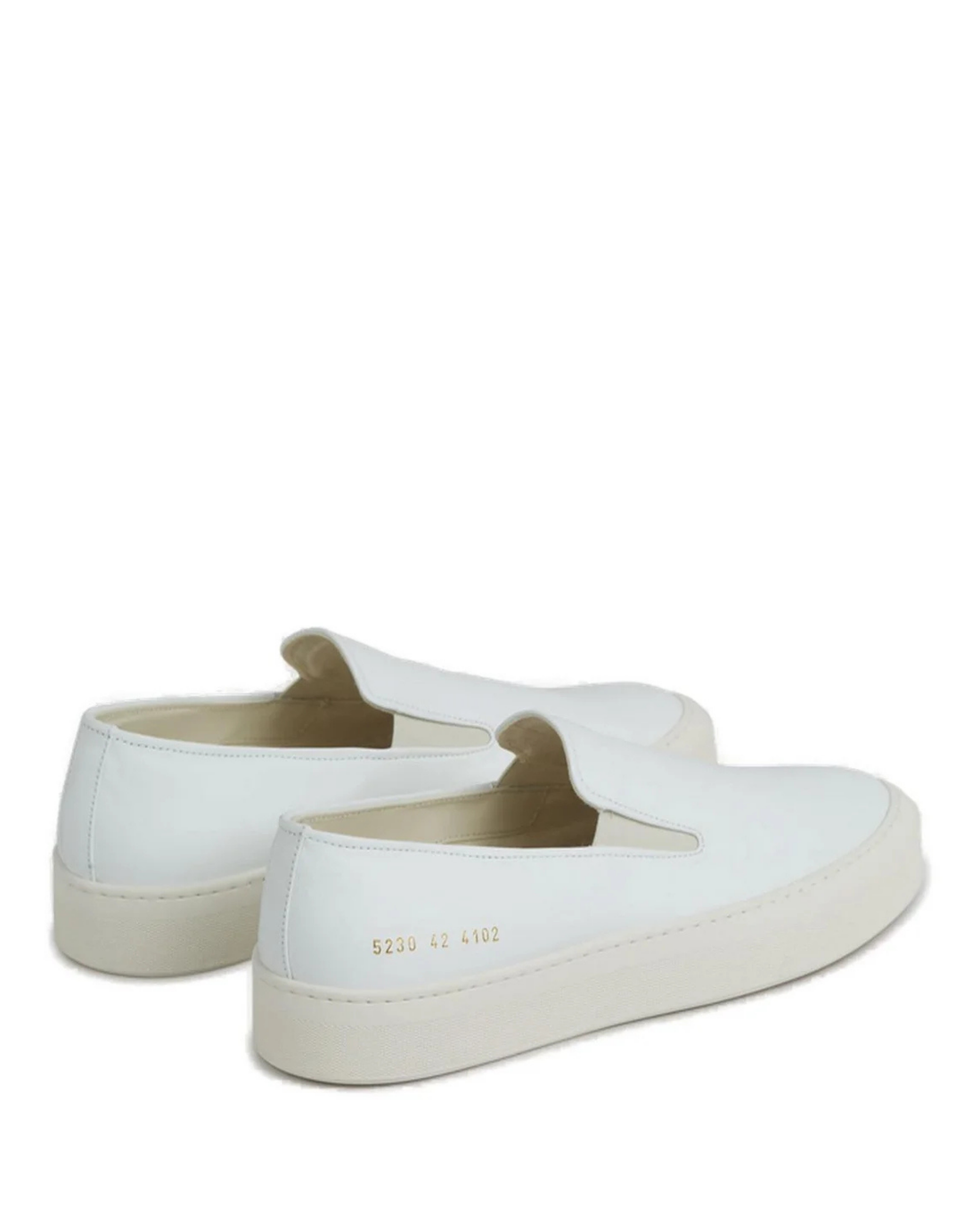 Slip On In Leather Off White Leather 5230 4102