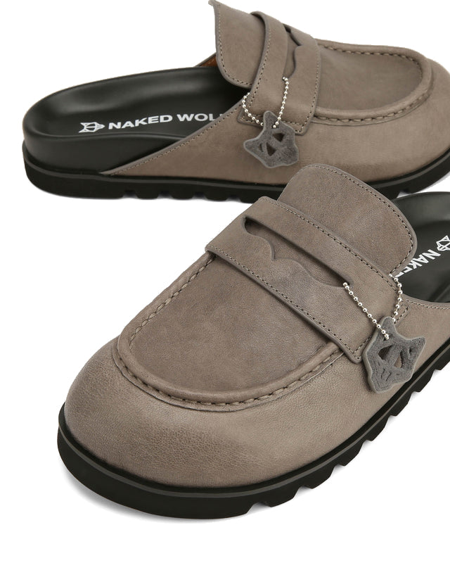 Cord Grey Tumble Leather