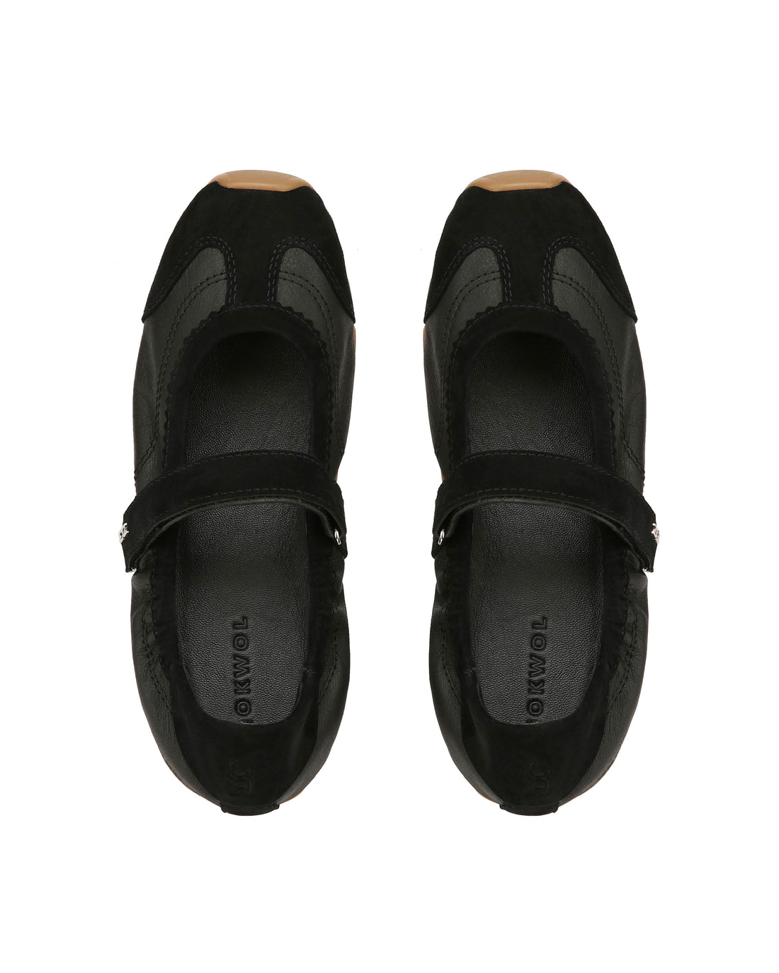 Alina Black Leather/Suede