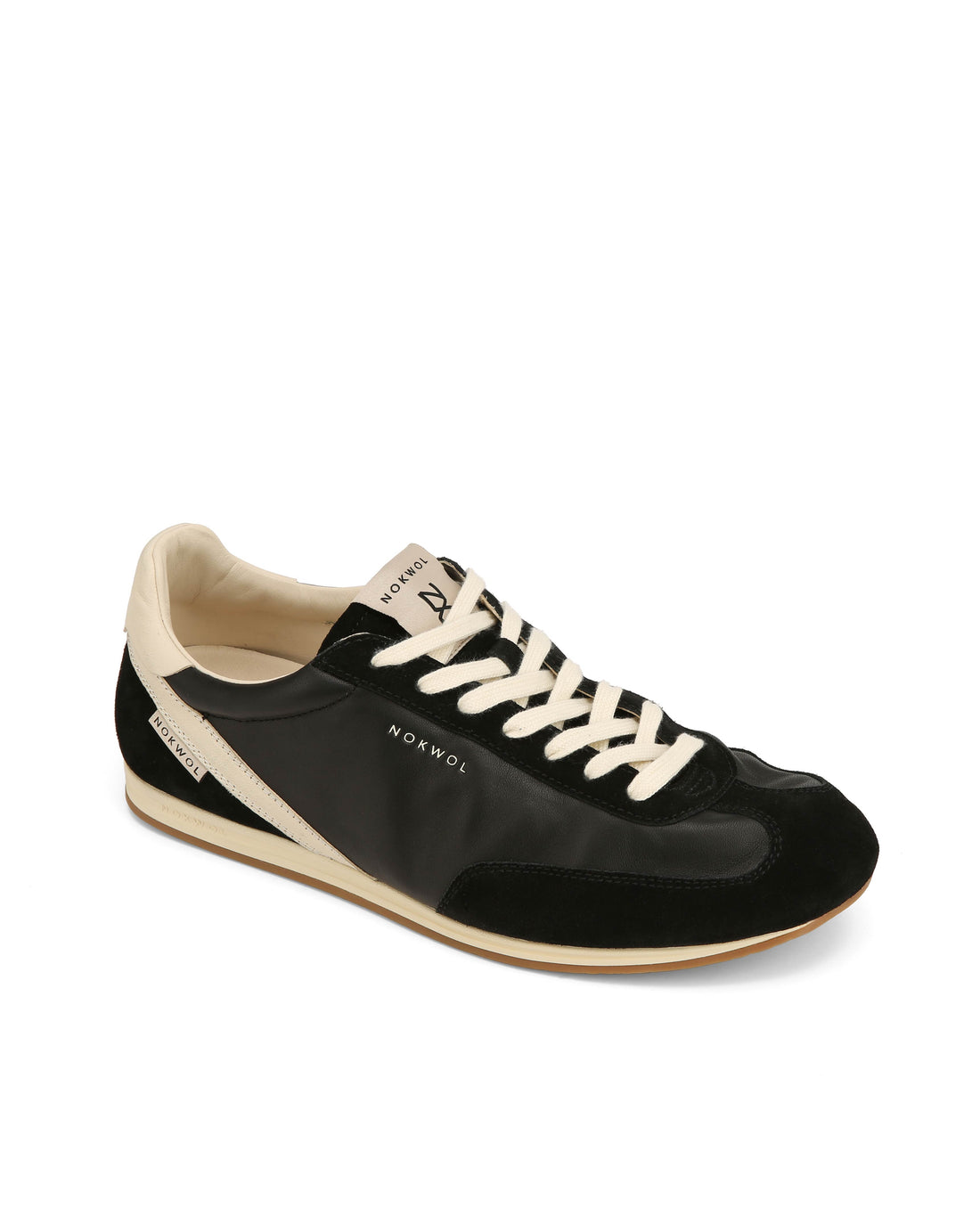 Ari-M Black/Off White Suede/Leather