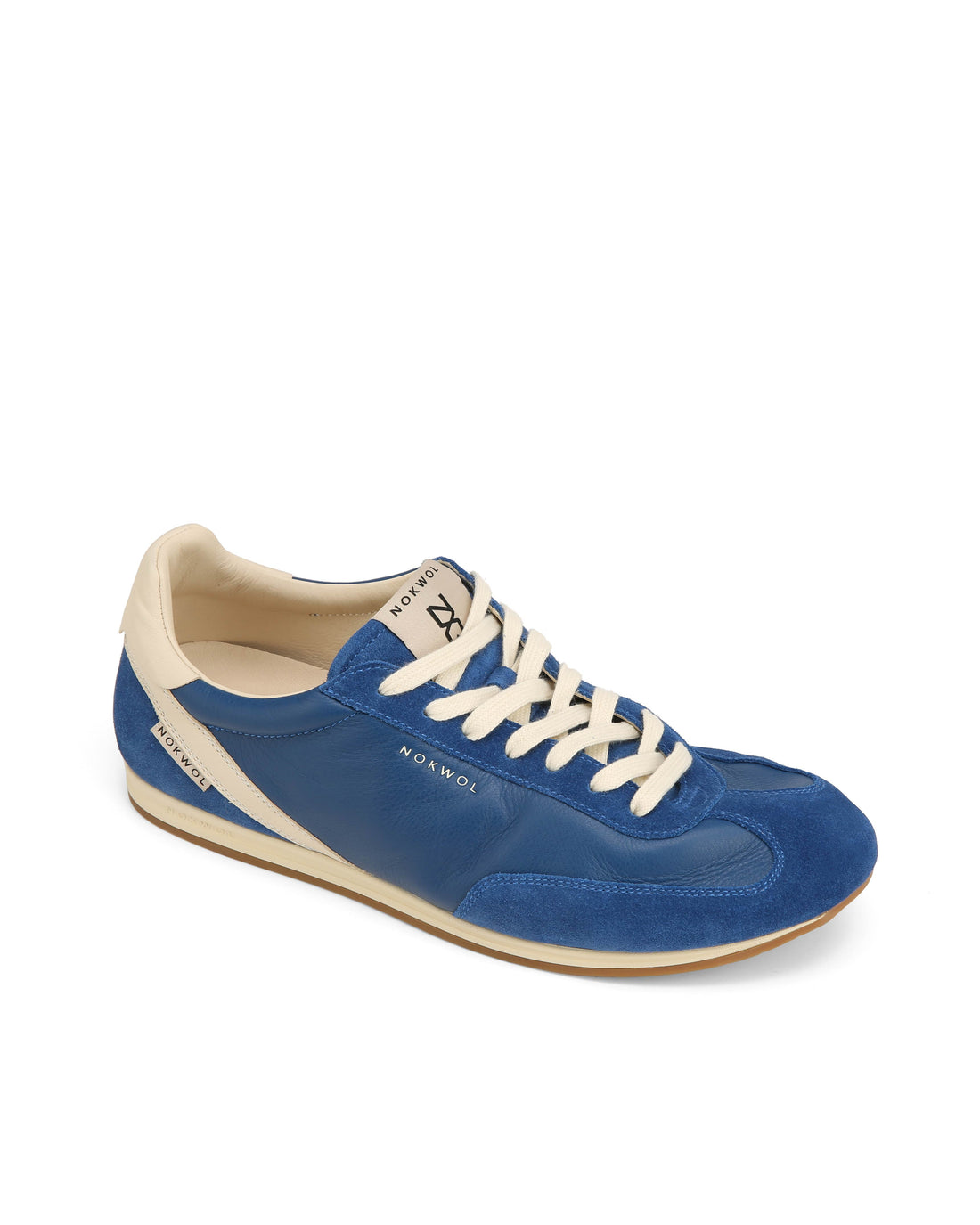 Ari-M Blue/Off White Suede/Leather