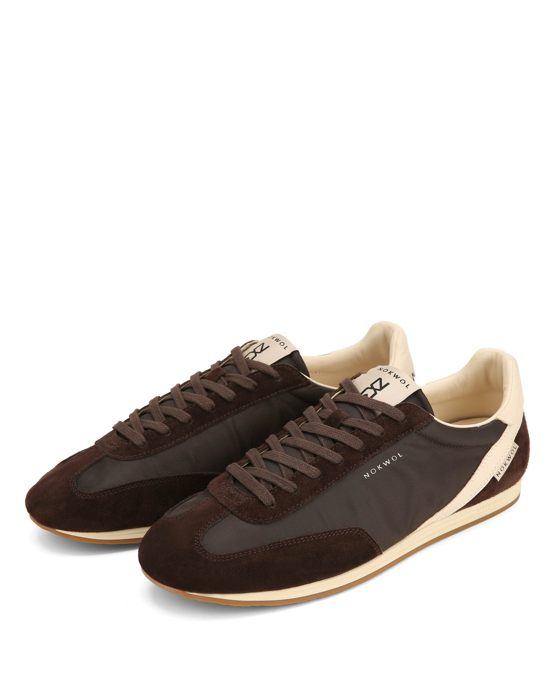 Ari-M Moka/Off White Suede/Nylon