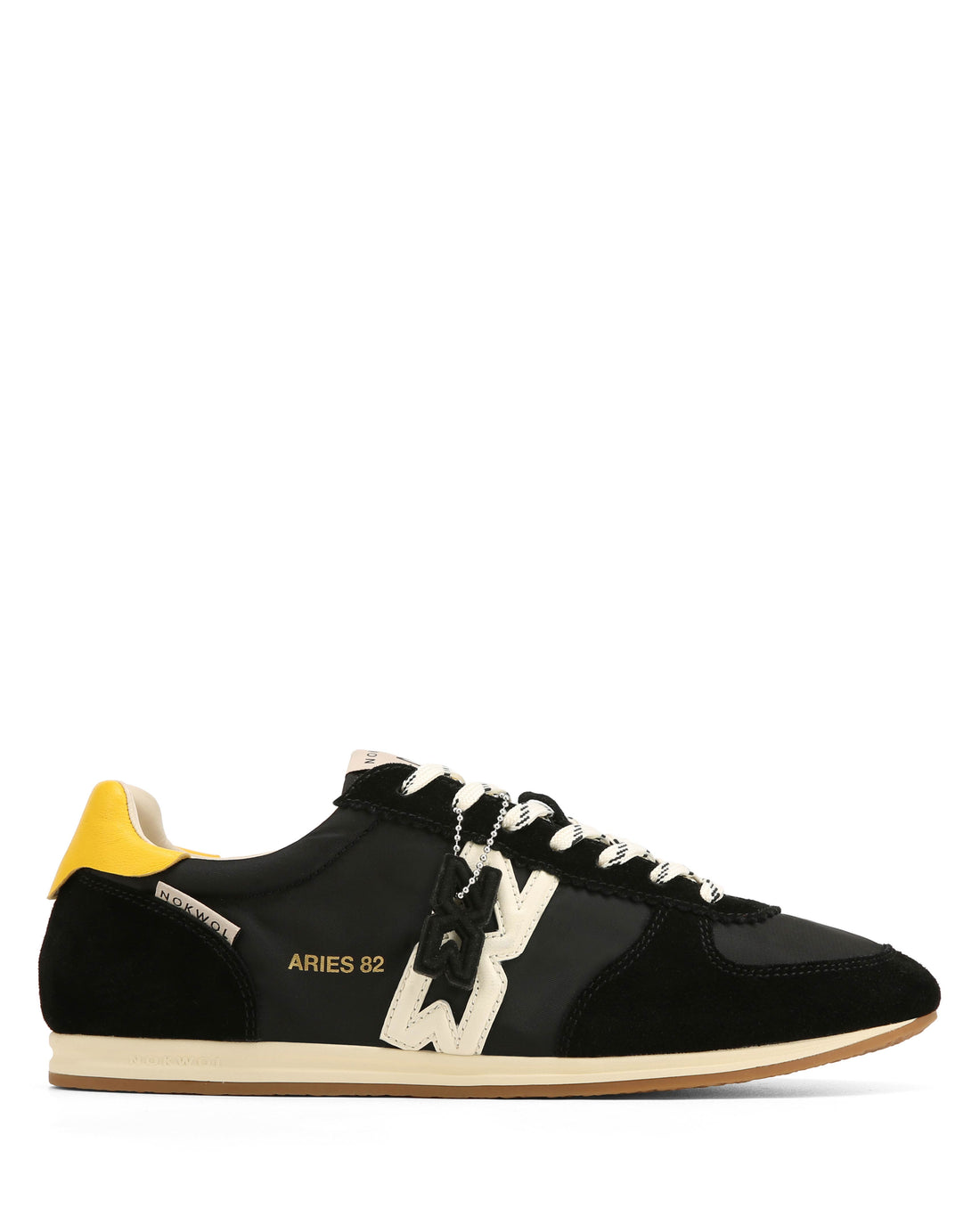 Aries 82 M Black/Yellow Suede/Nylon
