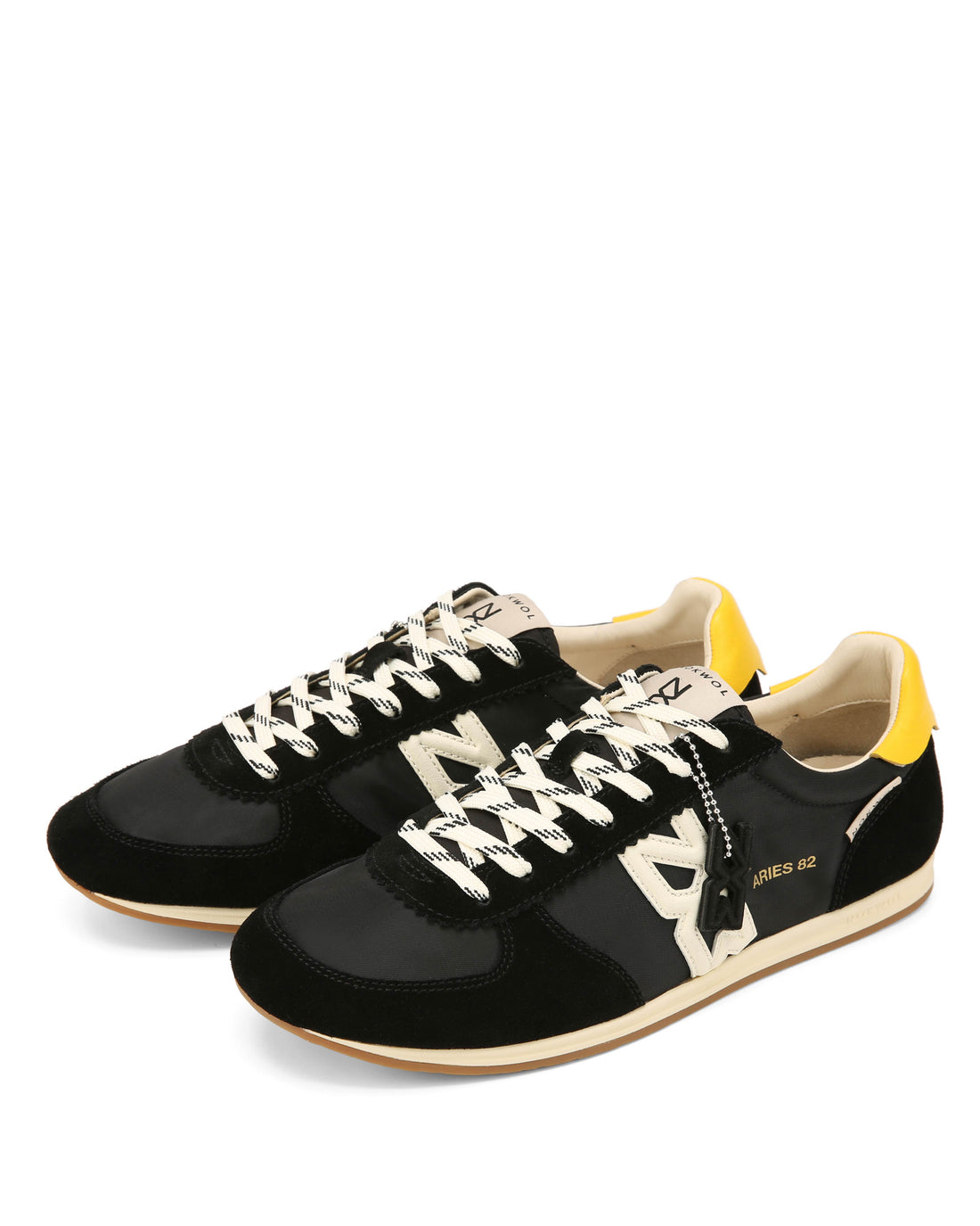Aries 82 M Black/Yellow Suede/Nylon