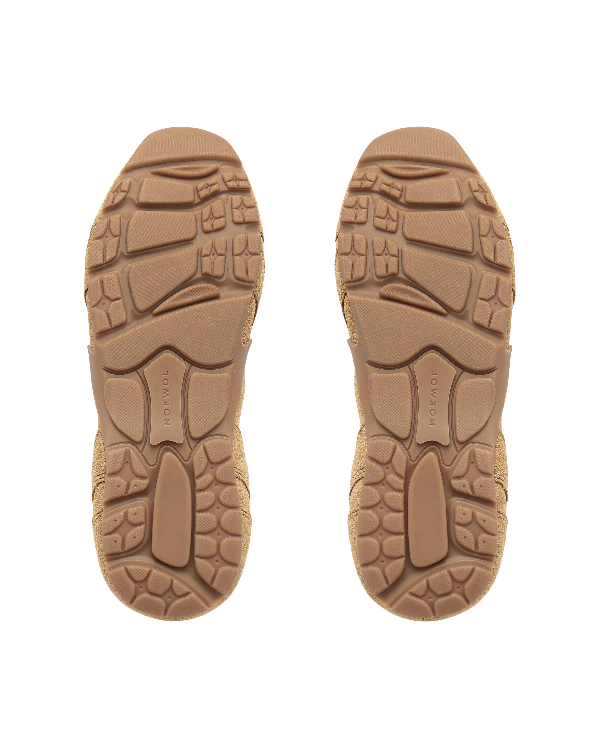 Atlas Beige Suede Sneakers - sole view