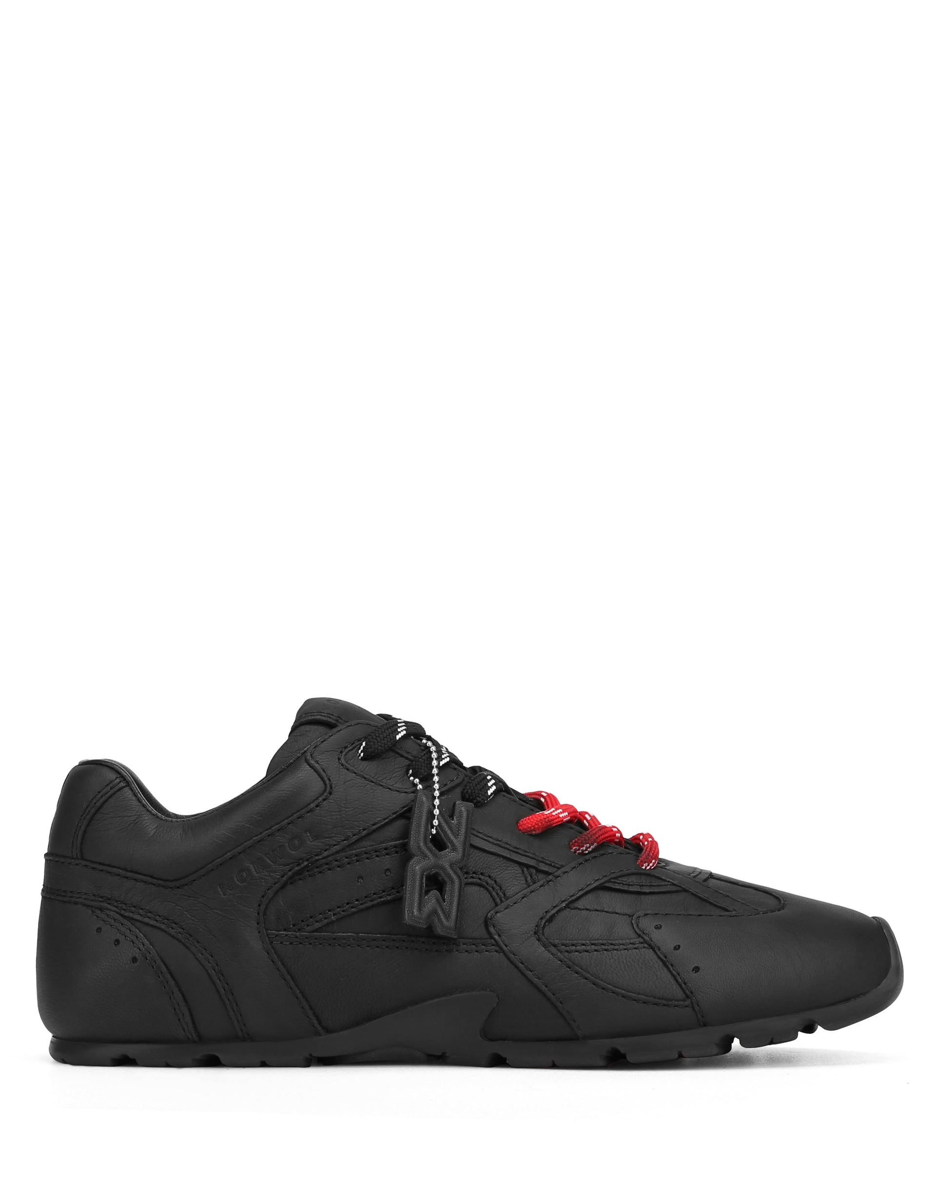 Atlas Black Leather Sneakers - Nokwol