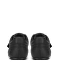Atlas Black Leather Sneakers - back view