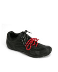 Atlas Black Leather Sneakers - lace view