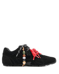 Atlas Black Suede Sneakers - side way