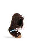 Atlas Brown Suede Sneakers - angled view