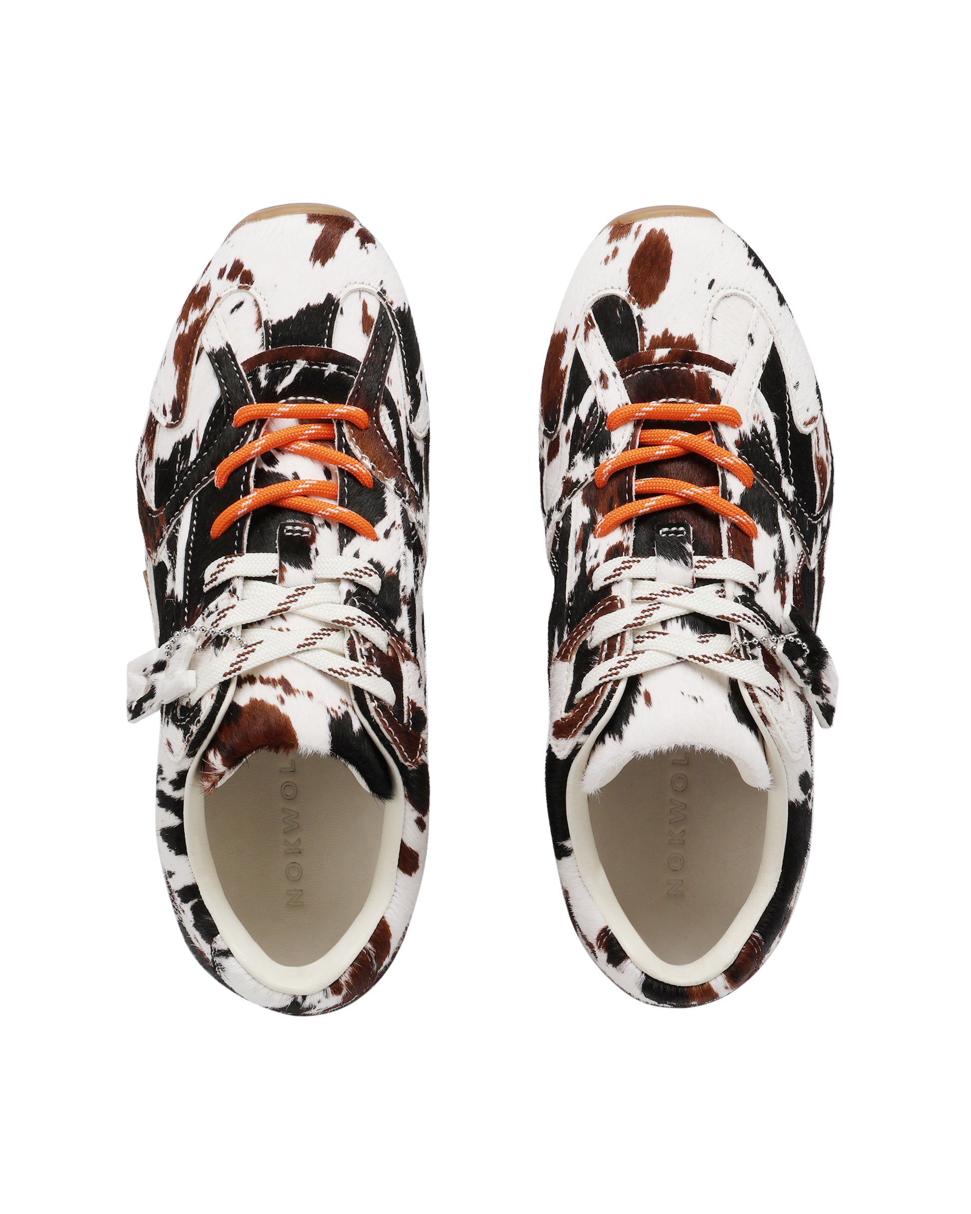 Atlas Brown Pony Sneakers - top view