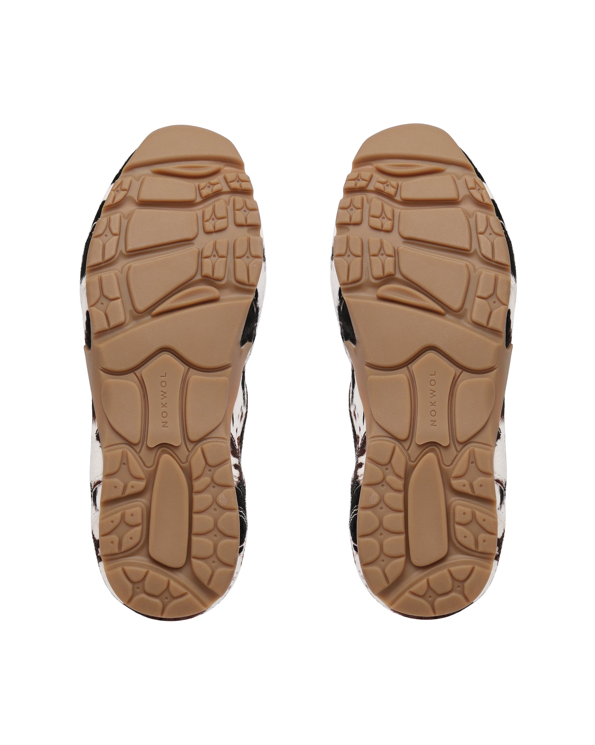 Atlas Brown Pony Sneakers - sole view