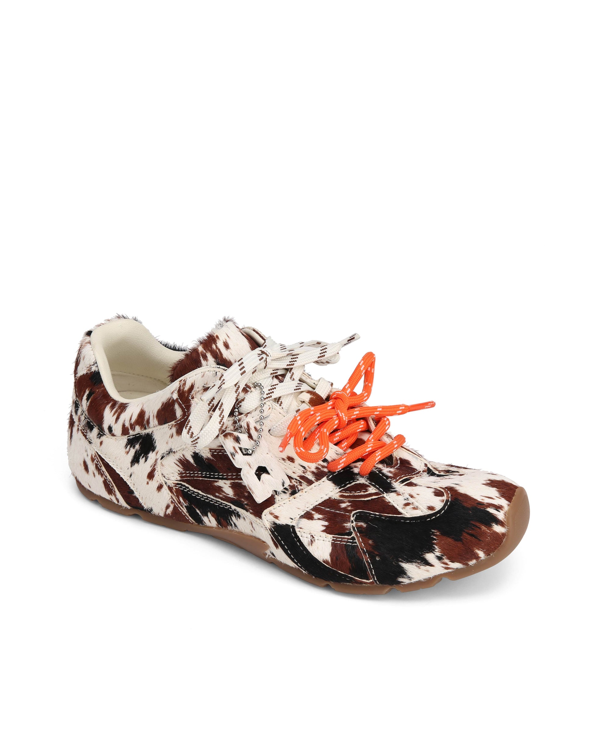 Atlas Brown Pony Sneakers - side view