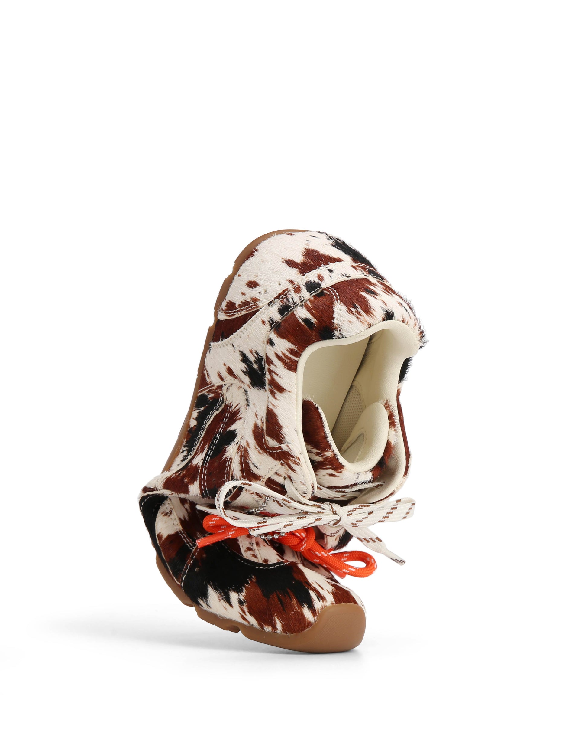 Atlas Brown Pony Sneakers - angled view