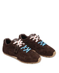 Atlas Brown Suede Sneakers - pair view