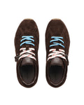 Atlas Brown Suede Sneakers - top view
