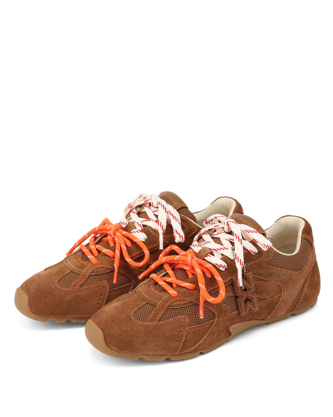 Atlas Mesh Tan Suede
