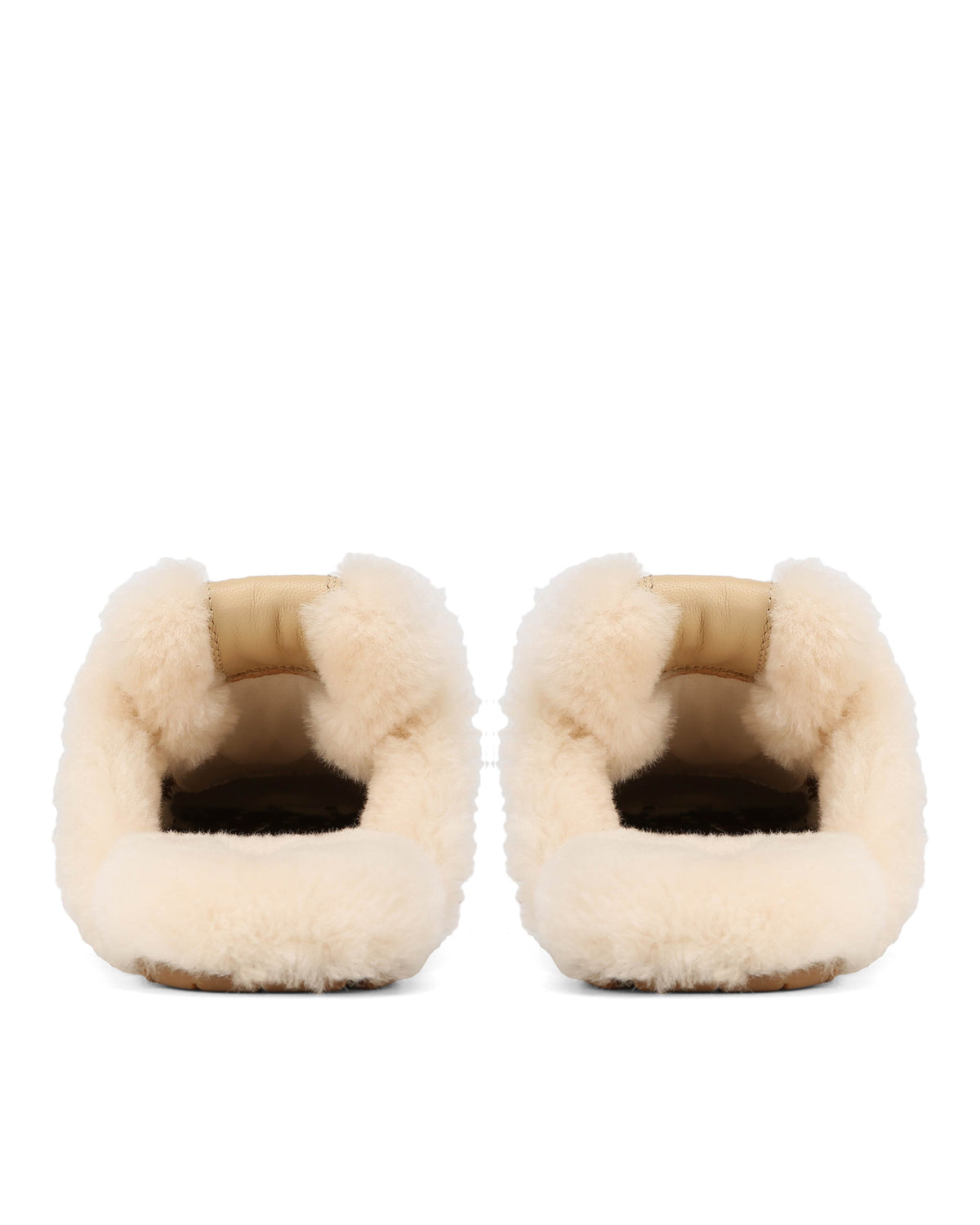Atlas Mule Beige Suede - back view