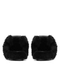 Atlas Mule Black Suede Mules - back view
