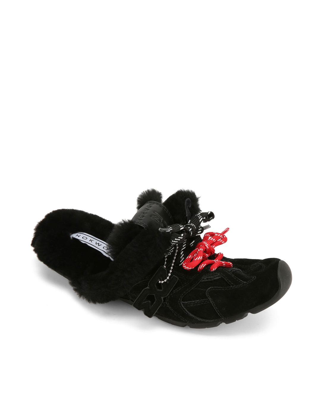 Atlas Mule Black Suede Mules - Nokwol