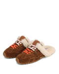 Atlas Mule Tan Suede - pair view