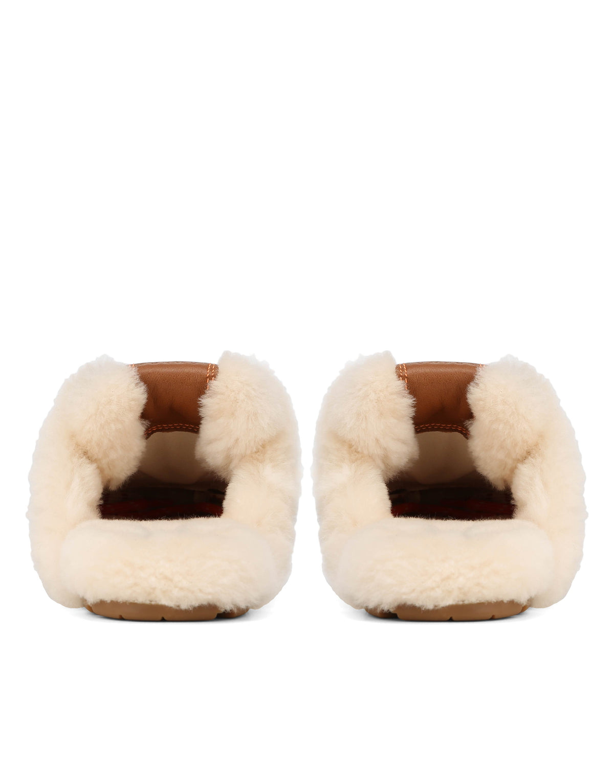 Atlas Mule Tan Suede - back view