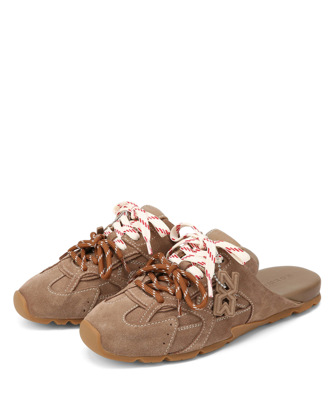 Atlas Slide Mushroom Suede