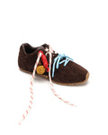 Atlas Brown Suede Sneakers - lace view