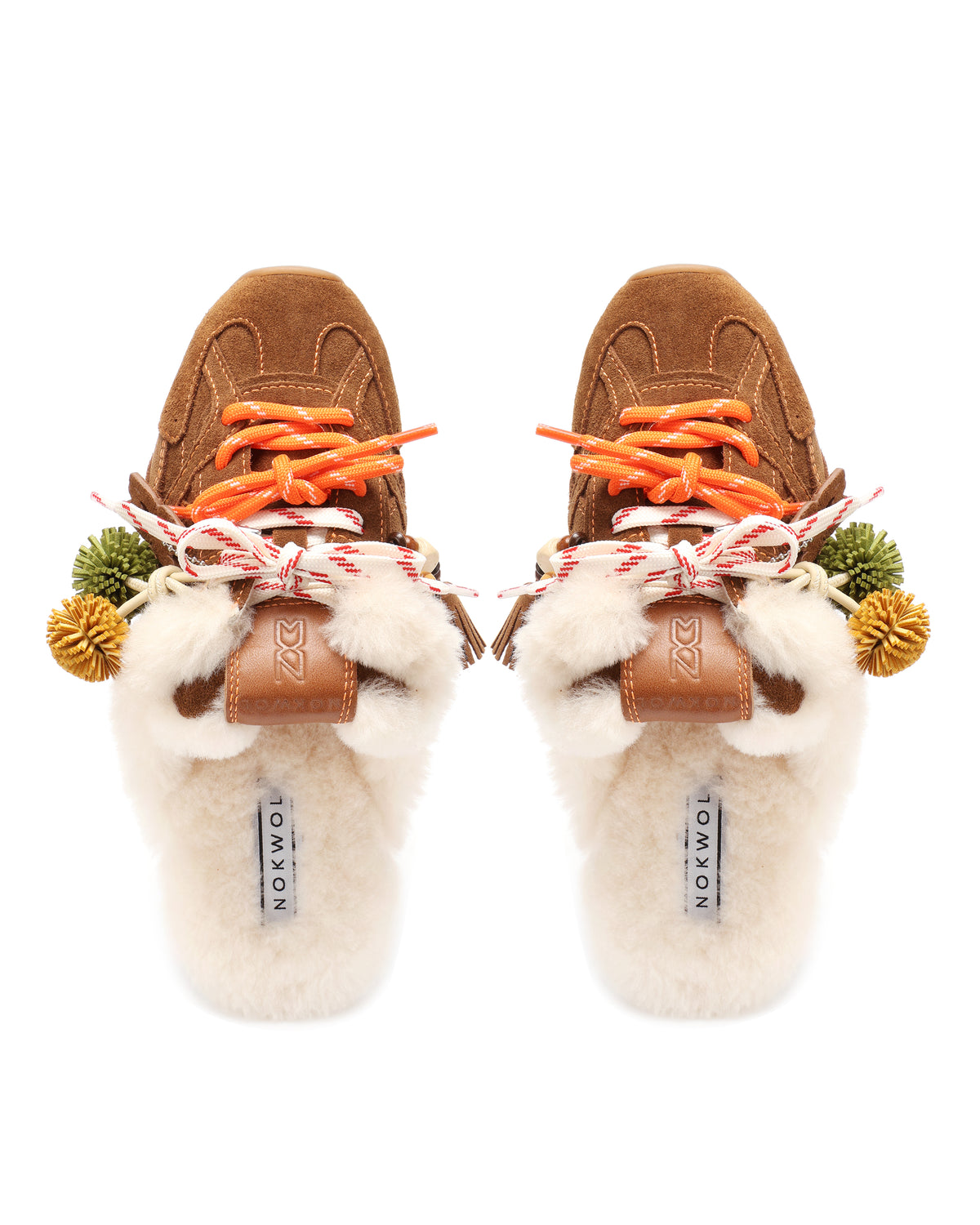 Atlas Mule Tan Suede - top style view