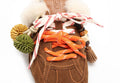 Atlas Mule Tan Suede - lace view closeup