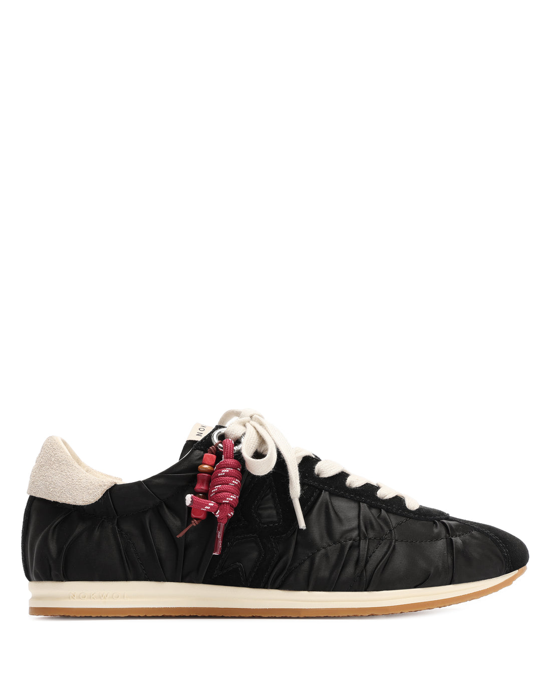 Avenue Black/Off White Satin