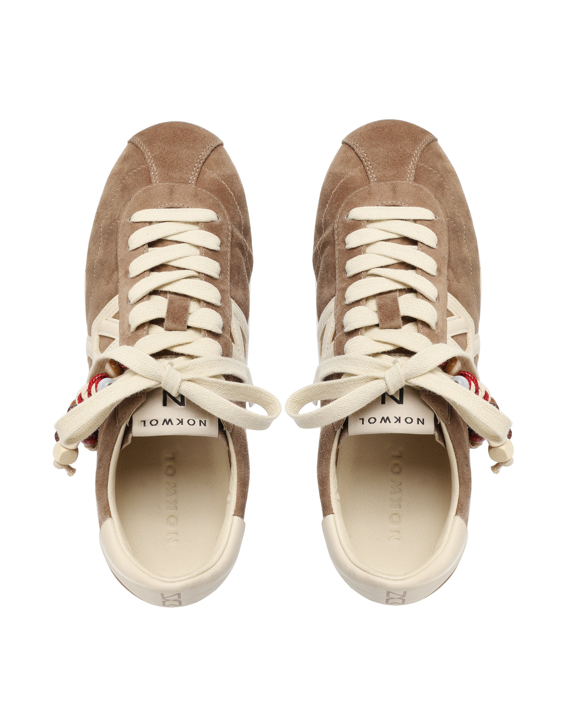 Avenue Mushroom/Off White Suede/Leather