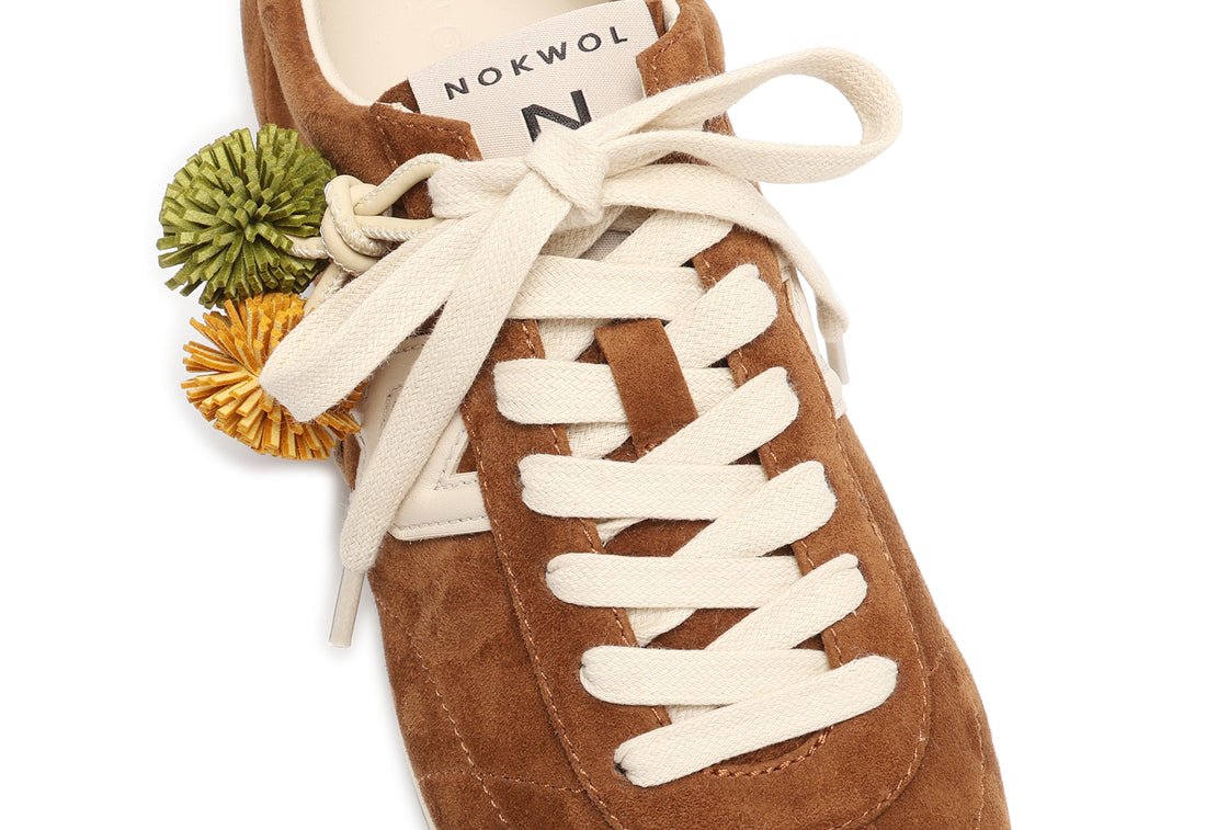 Avenue Tan/Off White Suede/Leather