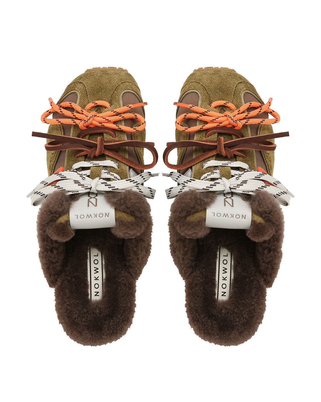 Beat Mule Army Green Suede/Nylon