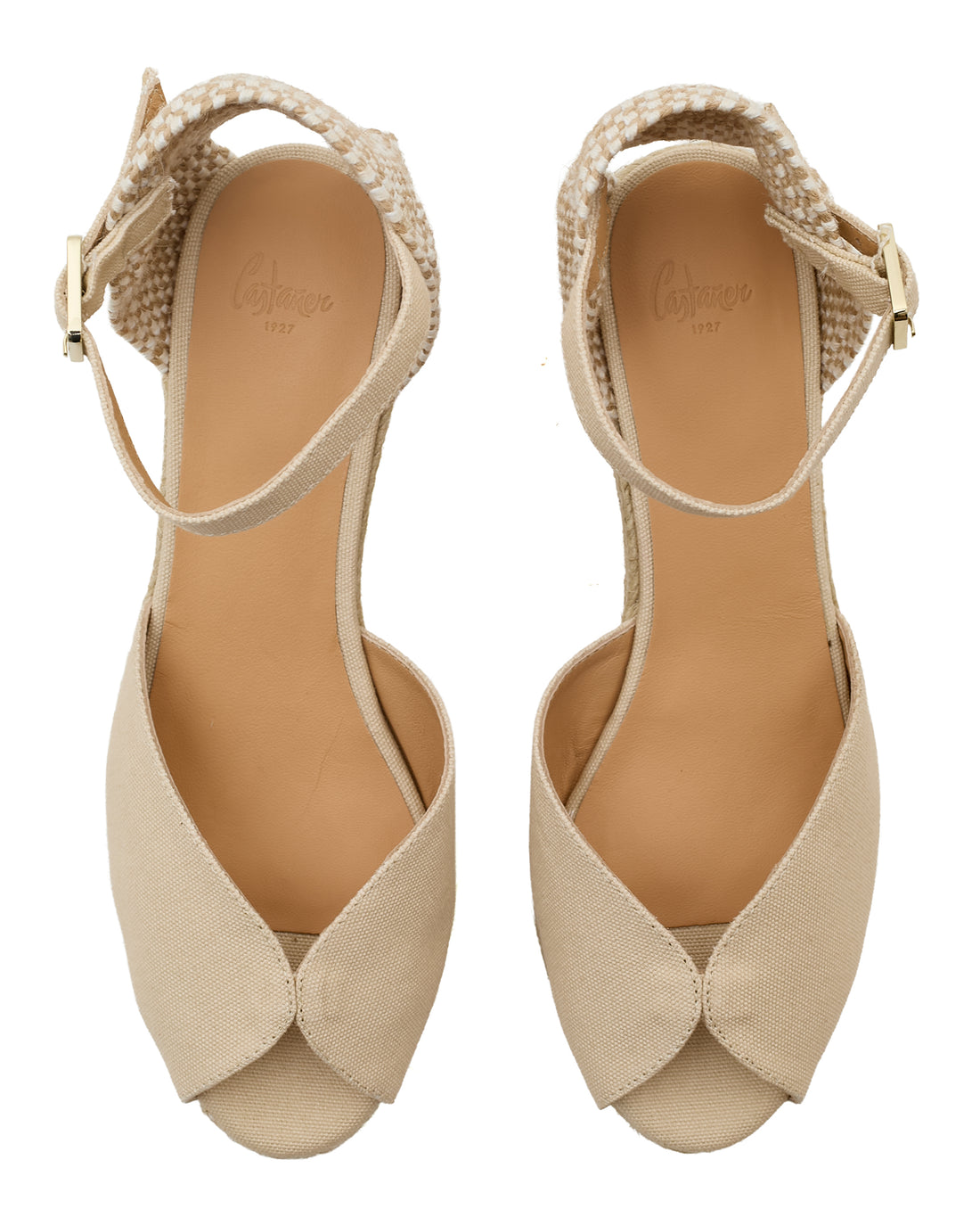 Bianca 6 Ivory Wedge Espadrille