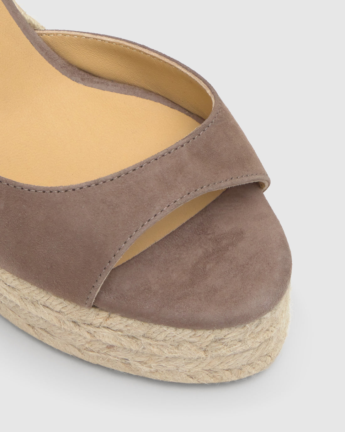 Brook 8ED Taupe Wedge Espadrille