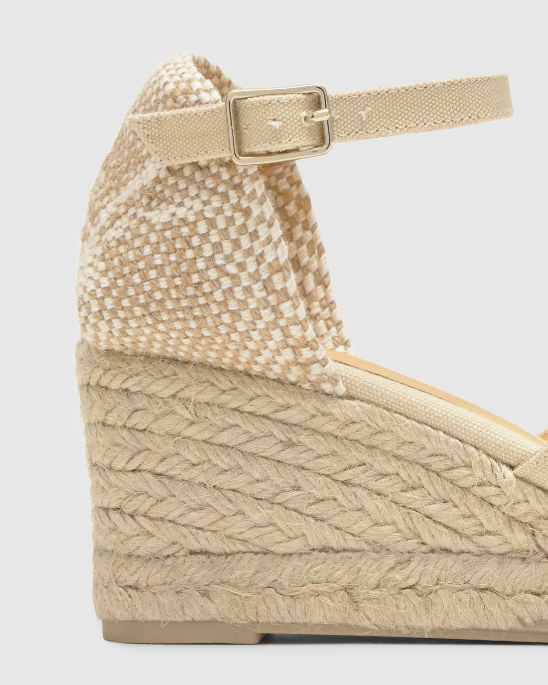 Bruna 8 Ivory Wedge Espadrille