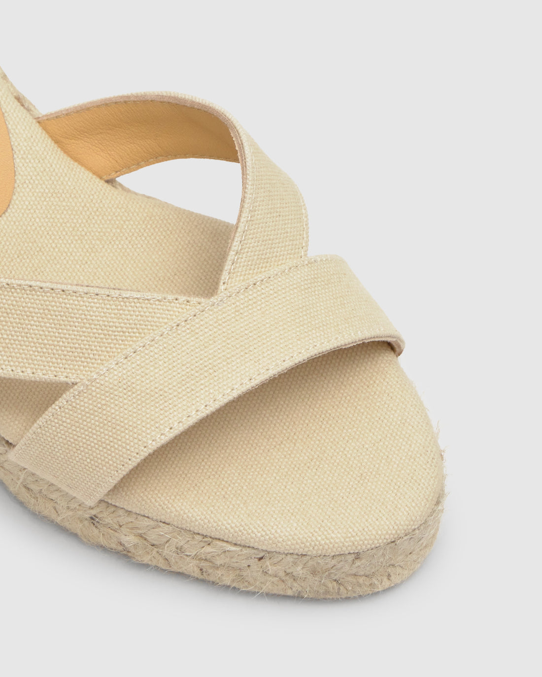 Bruna 8 Ivory Wedge Espadrille